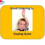 staying quiet cue card image